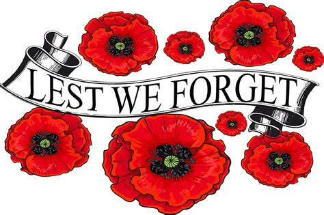 lest we forget banner template